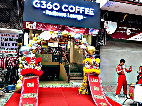 Khai trương G360 COFFEE tại Phường Tân Định Quận 1