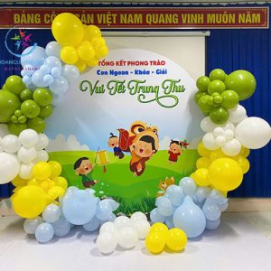 Trang trí backdrop đón trung thu