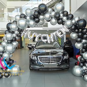 Trang trí cổng bóng nhận xe