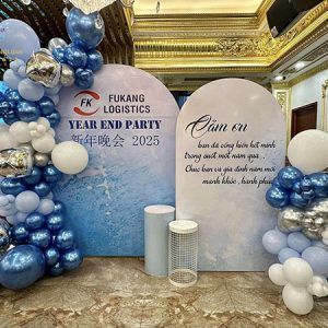 Trang trí background tất niên