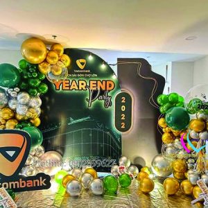 Tổ chức lễ tất niên ngân hàng Vietcombank