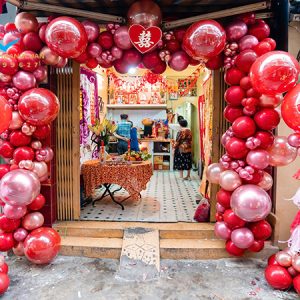 Cổng cưới bóng bay đẹp