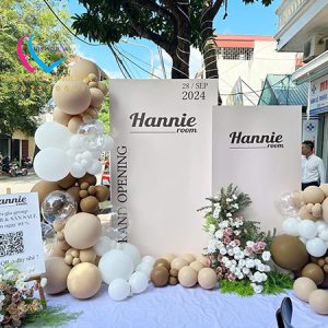 Dịch vụ trang trí backdrop khai trương quận 3