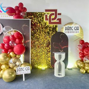 Backdrop khai trương quận 8