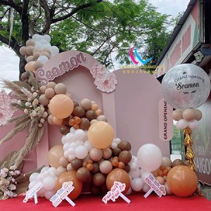 Thi công backdrop hiệu ứng nổi