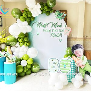 Background sinh nhật cho bé trai